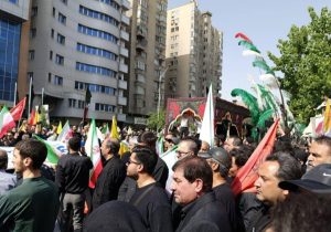 تشییع شهدای مقاومت در پایتخت ایران