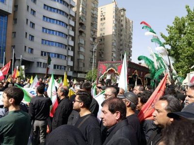 تشییع شهدای مقاومت در پایتخت ایران