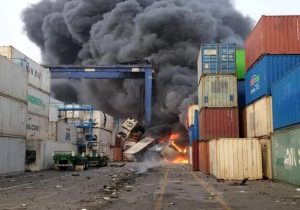 احیای مجدد کالاهای از دست رفته تجاری در حادثه بندر شهید رجایی