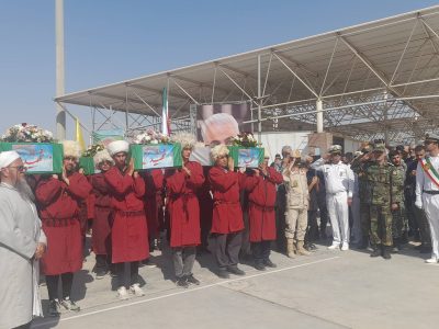 پیکر ۴۴ شهید تازه تفحص شده وارد کشور شد