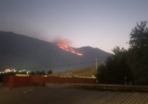 ۴ تیم عملیاتی برای اطفای حریق جنگلهای مرزن آباد اعزام شدند