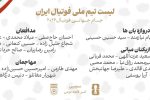 ۲۶ مسافر ایران در جام جهانی ۲۰۲۶ مشخص شدند