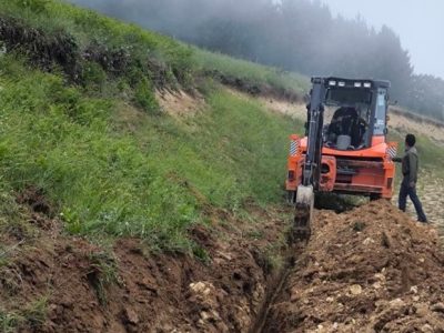 آغاز عملیات اجرایی خط انتقال آب به دو روستای بهشهر
